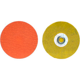 3" Dia. 60 Grit Seeded Gel Ceramic Type II Norton Blaze Quick-Change Cloth Disc