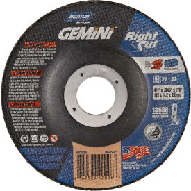 Gemini Right Angle Cut-Off Wheel 4-1/2" x .045" x 7/8" 24 Grit Alum. Oxide T27