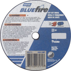 BlueFire Small Diameter Cut-Off Wheel 3" x 1/16" x 3/8" 46 Grit Alum. Oxide T1