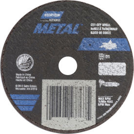 Metal Small Diameter Cut-Off Wheel 4" x .035" x 3/8" 60 Grit Alum. Oxide Type 1