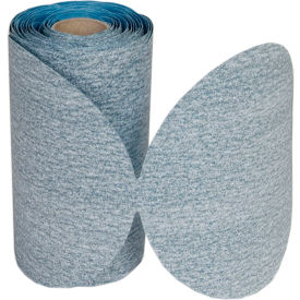 Paper PSA Disc Roll 6" Dia. P220 Grit Silicon Carbide 100 Disc Per Roll