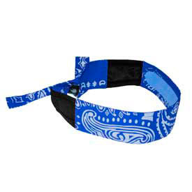 Cooling Headband, Blue Paisley