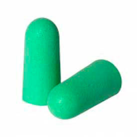 FP90 Deflector Disposable Foam Earplugs, 33dB, Uncorded, Light Green - 2000 Pairs