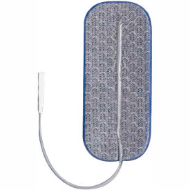 Premium Electrodes, 1.5" x 3.5" Rectangle, Stainless Steel Mesh, Blue Gel, 40/Case