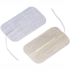 Premium Electrodes, 2" x 3.5" Rectangle, Stainless Steel Mesh, 40/Case