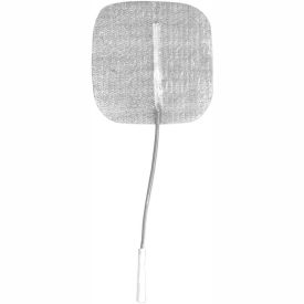 Premium Electrodes, 2" Square, Stainless Steel Mesh, 40/Case