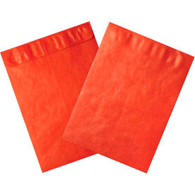 10"W x 13"L Tyvek Self Seal Colored Envelopes, Red, 100/Pack