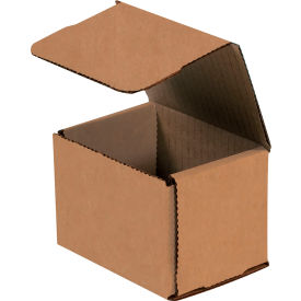 Corrugated Mailers, 4"L x 3"W x 3"H, Kraft