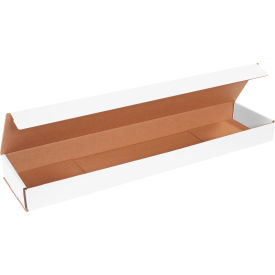 Corrugated Mailers, 26"L x 6"W x 2"H, White