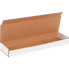 Corrugated Mailers, 21"L x 6"W x 2"H, White