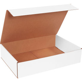 Corrugated Mailers, 18"L x 12"W x 4"H, White