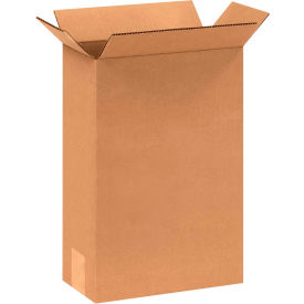 Cardboard Corrugated Boxes, 8"L x 4"W x 12"H, Kraft