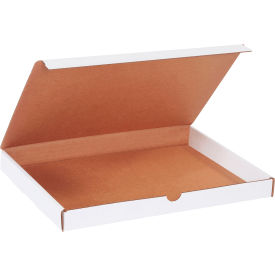 Corrugated Literature Mailers, 13"L x 10"W x 1-1/4"H, White