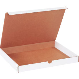 Corrugated Literature Mailers, 12-1/8"L x 9-1/4"W x 1-1/4"H, White