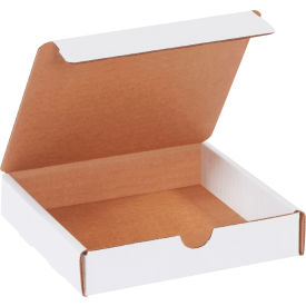 Corrugated Literature Mailers, 6"L x 6"W x 1-1/4"H, White