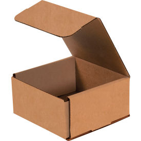 Corrugated Mailers, 6"L x 6"W x 3"H, Kraft