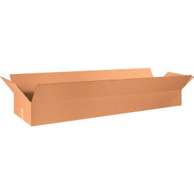 Long Cardboard Corrugated Boxes, 48"L x 12"W x 6"H, Kraft
