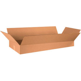 Flat Cardboard Corrugated Boxes, 36"L x 16"W x 5"H, Kraft