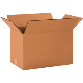 Heavy Duty Double Wall Cardboard Corrugated Boxes, 16"L x 8"W x 8"H, Kraft