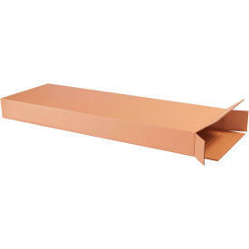 Side Loading Cardboard Corrugated Boxes, 14"L x 4"W x 42"H, Kraft