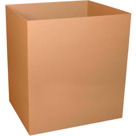 Double Wall Gaylord Bottom Cargo Containers, 48"L x 40"W x 48"H, Kraft