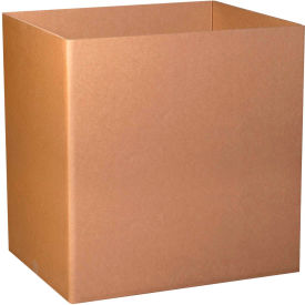 Triple Wall Gaylord Bottom Cargo Containers, 48"L x 40"W x 24"H, Kraft