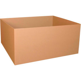Double Wall Gaylord Bottom Cargo Containers, 48"L x 40"W x 24"H, Kraft