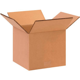 Heavy Duty Dbl Wall Cardboard Corrugated Boxes, 10"L x 10"W x 8"H, Kraft