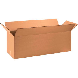 Heavy Duty Double Wall Cardboard Corrugated Boxes, 36"L x 8"W x 8"H, Kraft