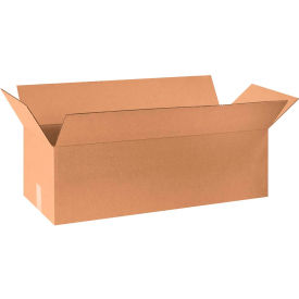Long Cardboard Corrugated Boxes, 32"L x 12"W x 10"H, Kraft