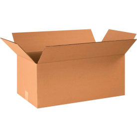 Cardboard Corrugated Boxes, 26"L x 14"W x 12"H, Kraft