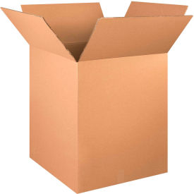 24"L x 24"W x 30"H Double Wall Cardboard Corrugated Boxes, Kraft