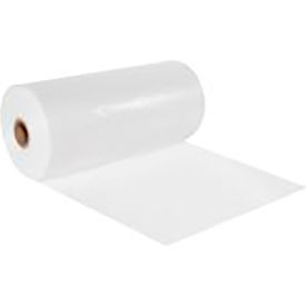Low Density Poly Tubing, 12"W x 2150'L, 2 Mil, Clear, 1 Roll