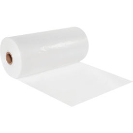 Low Density Poly Tubing, 16"W x 1450'L, 3 Mil, Clear, 1 Roll