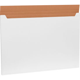 Corrugated Jumbo Fold-Over Mailers, 38"L x 26"W x 1"H, White