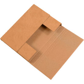 Corrugated Easy-Fold Mailers, 14-1/4"L x 11-1/4"W x 2"H, Kraft