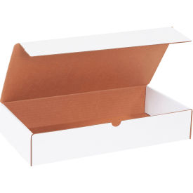 Corrugated Literature Mailers, 16"L x 8"W x 3"H, White