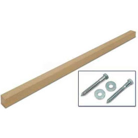 4"W x 4"D x 96"H Single Sand Post and Hardware