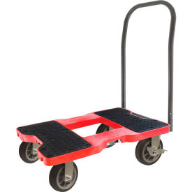 All-Terrain Push Cart Dolly - 6" Casters - 1500 Lb. Cap. - Red