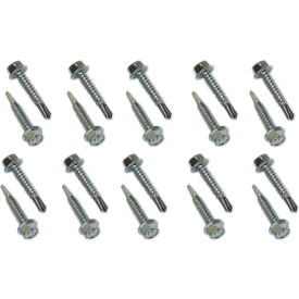 E-Track Self-Drilling Metal Screw, 1/4" x 1-1/4", 20 Piece Set