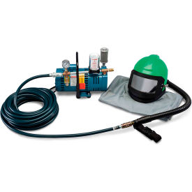 Nova 2000 Helmet Low Pressure System, 1 Worker, 50' Hose
