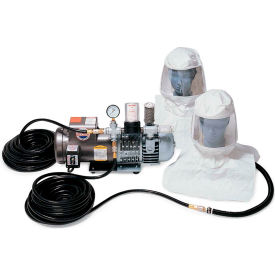 Supplied Air Low Pressure System, 2 Workers, 50' Hose