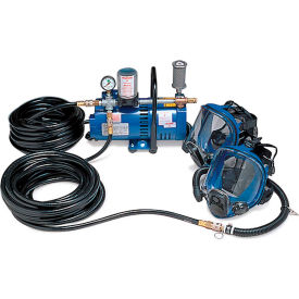 Full Mask Low Pressure System, 2 Workers, 50' Hose