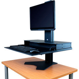 Hover Helium Single Monitor Sit-Stand Workstation