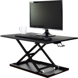 29" Pneumatic Standing Desk Converter - Black