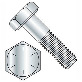 3/4-10 x 2-1/2" Hex Head Cap Screw - Steel - Plain - UNC - Grade 8 - 25 Pack