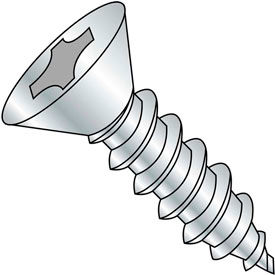 6 x 1/2" Sheet Metal Screw - Phillips Flat Head - Steel - Zinc Plated - Pkg of 100
