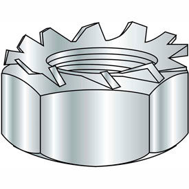 Hex Keps K-Lock Nut - Steel - Zinc Plated - UNC - Pkg of 100