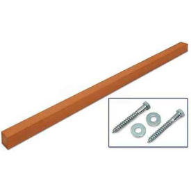 4"W x 4"D x 96"H Single Cedar Post and Hardware