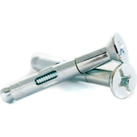 Sleeve Anchor - 3/8" x 5" - Phillips/Slotted Combo Flat Head - Steel - Zinc - Pack of 50